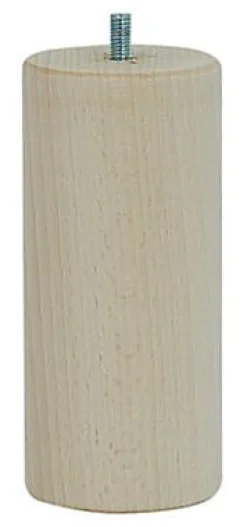 Pied de lit cylindrique H. 150 mm x ø70 mm brut>Bar plus Hot