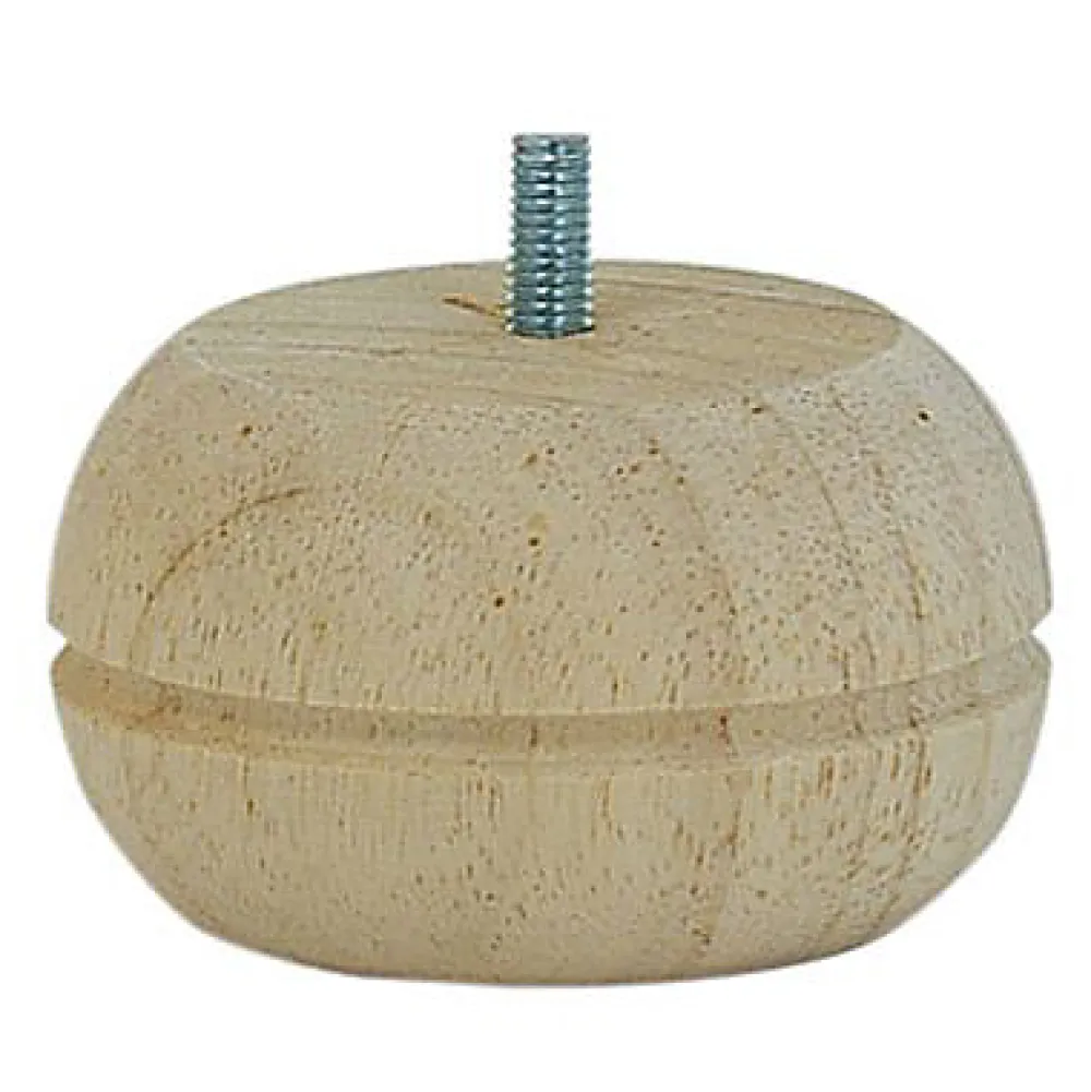 Pied de lit model 05 H. 50 mm x Ø 85 mm brut>Bar plus Hot