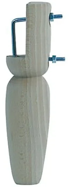 Bar plus Pied de lit olive sommier h230 mm Ø58 mm brut* Pied De Lit