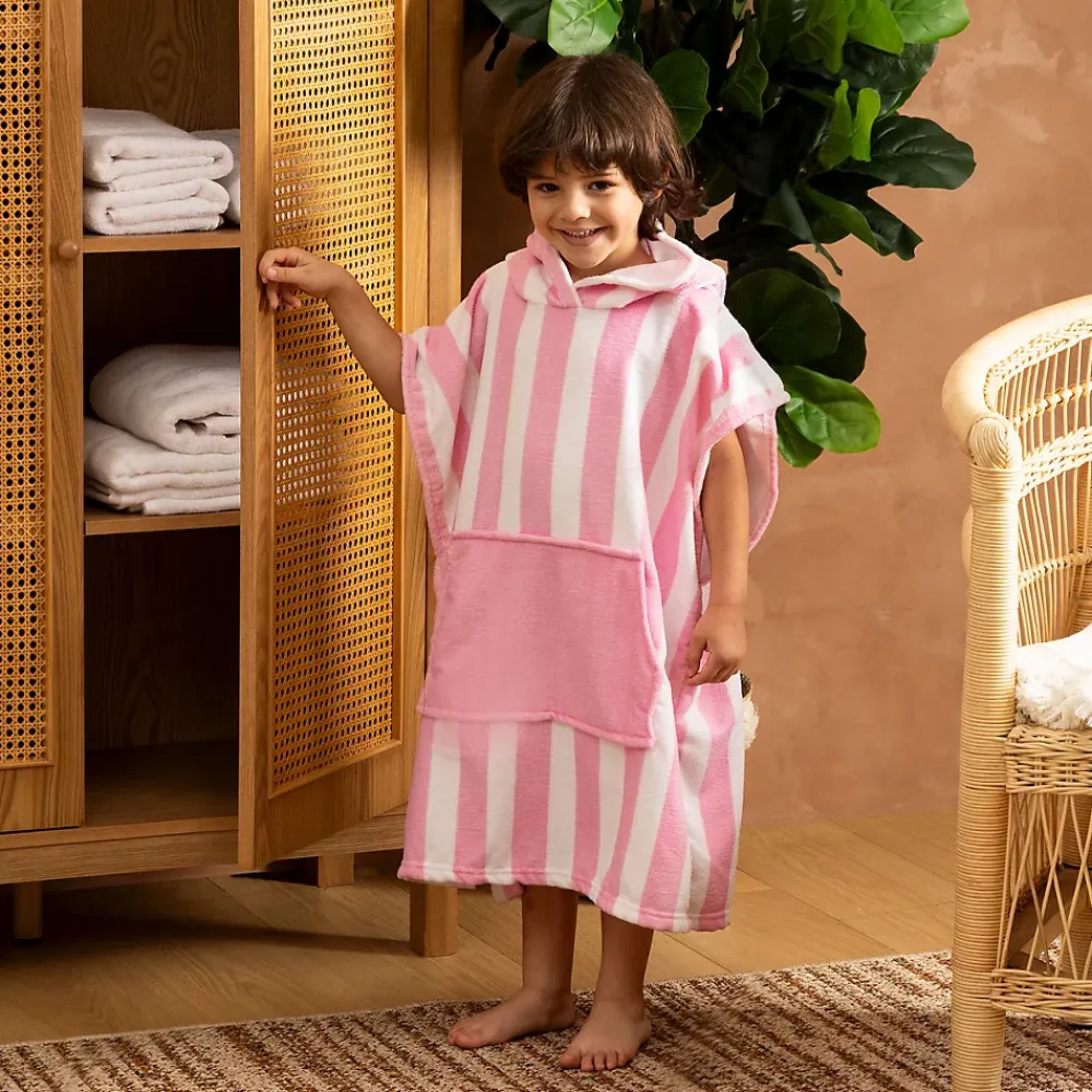Atmosphera Créateur D'Intérieur Poncho Wili rose 55x70cm - Atmosphera* Boutis, Couvre-Lit, Édredon