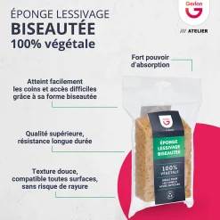 Éponge biseautée gros travaux lessivage murs et plafonds, décollage papier peint Gerlon><noscript><img width=