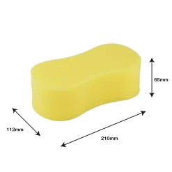 Éponge de nettoyage pour voiture non abrasive L.21 x l.6.5 x ep.11.2 cm* Eponge