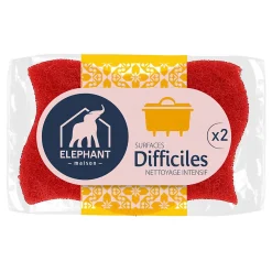 Éponge grattante surfaces difficiles>Elephant Hot