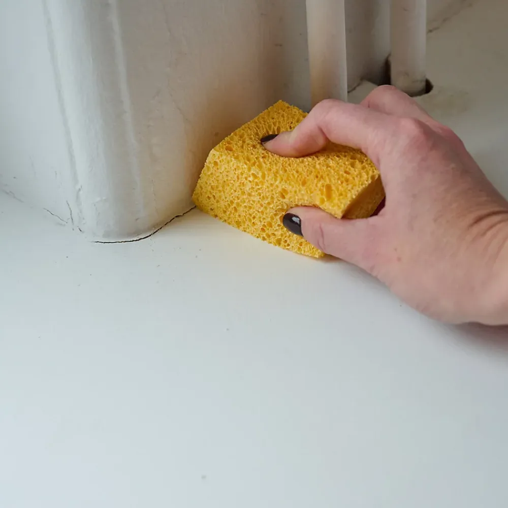 Éponge gros travaux biseautée non abrasif L.8.2 x l.5 x ep.4.2 cm* Eponge