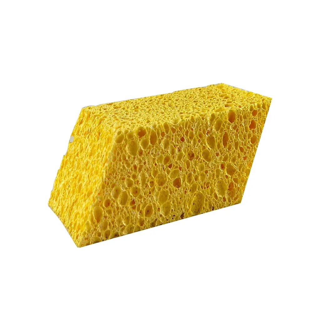 Éponge gros travaux biseautée non abrasif L.8.2 x l.5 x ep.4.2 cm* Eponge