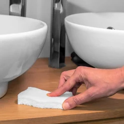 Éponges grattantes nettoyage doux salle de bain x2><noscript><img width=