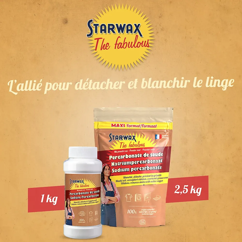 Starwax Fabulous Poudre à base de percarbonate 2,5kg* Percarbonate De Soude