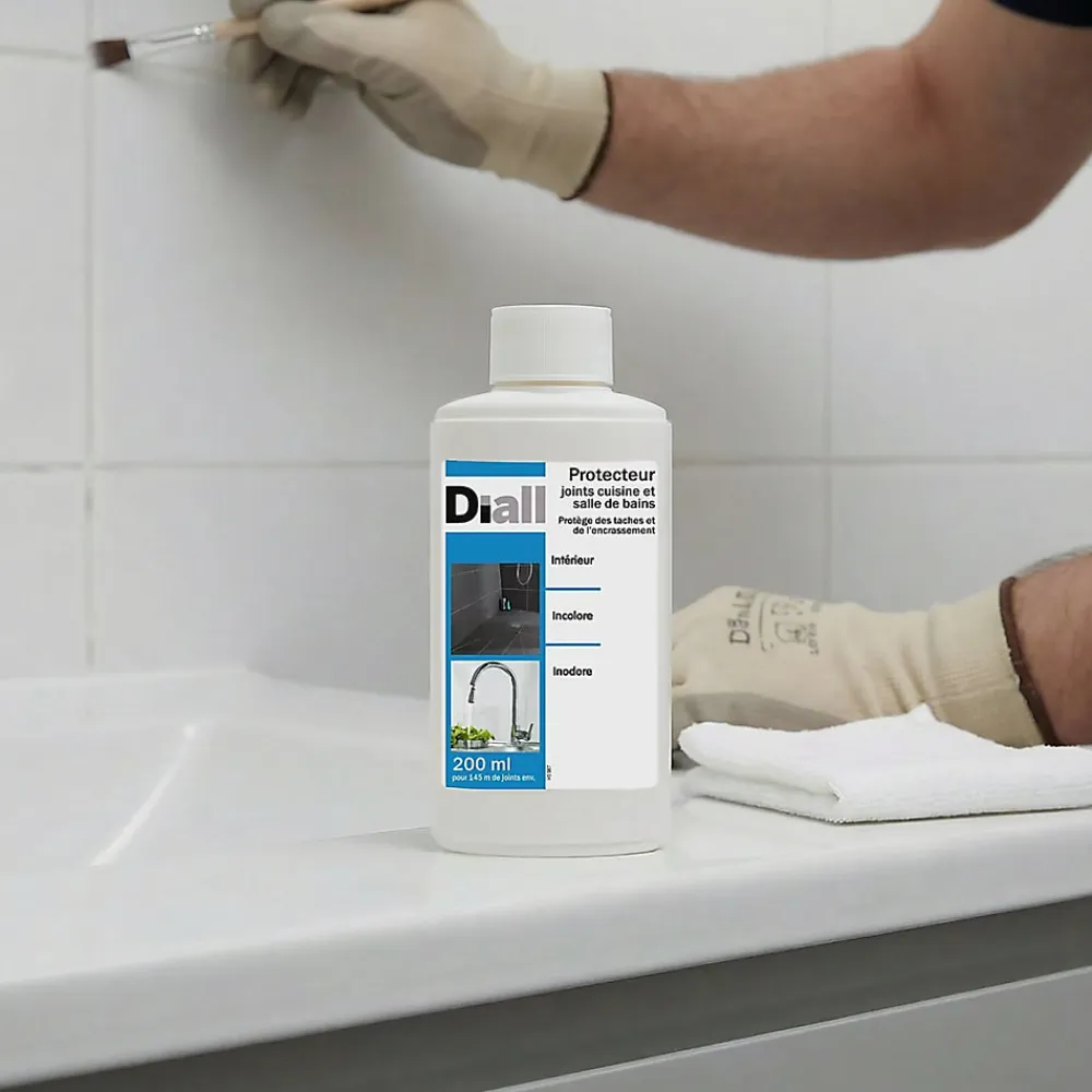Protecteur joints cuisine et salle de bains 200ml>Diall Online