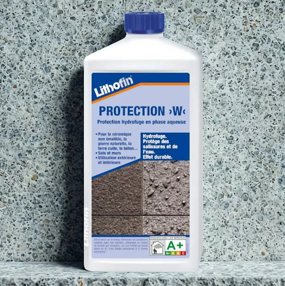 Lithofin Protection W - Imprégnation hydrofuge pour les pierres naturelles - - 1 L* Nettoyant Et Entretien Pour Sol