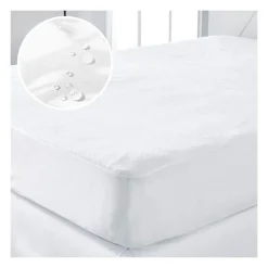 Todays Tools Protege matelas imperméable - TODAY - Essential - Pour lit 2 personnes - 90 x 190 cm - Anti-acarien* Protège Matelas
