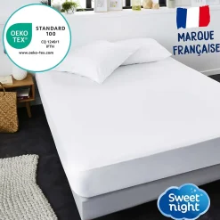 Sweetnight Protège matelas - Alèse Imperméable et Micro Respirante - Souple et Silencieux - Lavable à 90 degrés* Protège Matelas