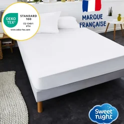 Sweetnight Protège matelas - Lit Articulé - Alèse Imperméable et Anti Acariens - Molleton 100% coton* Protège Matelas