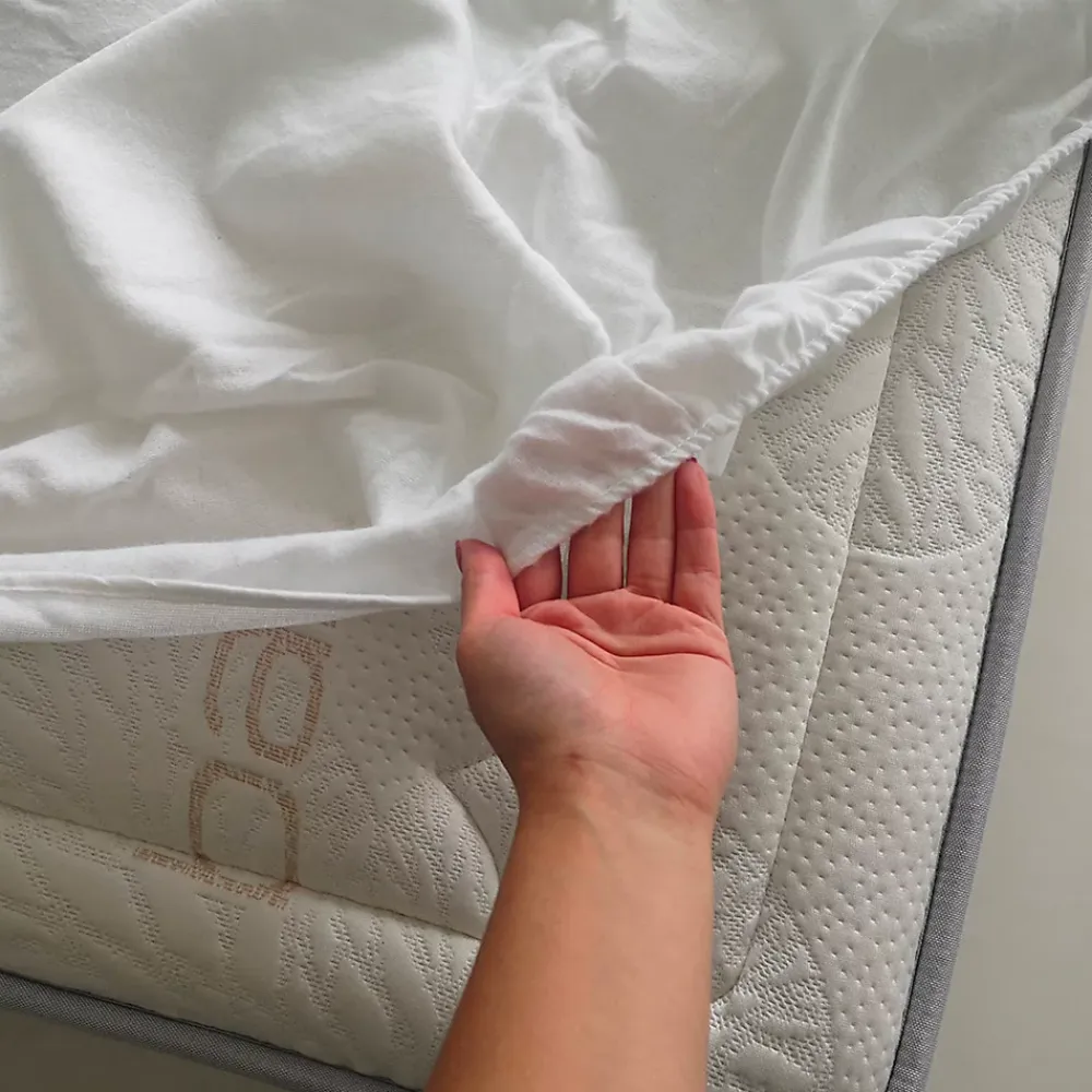 Olympe Literie Protège matelas absorbant Songe en coton 90x190 cm* Protège Matelas