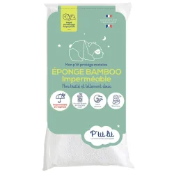 Protège Matelas Bébé Bamboo - Alèse Imperméable - Viscose Douce - Silencieux - Sans traitement chimique - Oeko Tex>P’Tit Lit Outlet