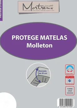 Mortreux Protège Matelas Molleton 180X200 - 5703* Protège Matelas