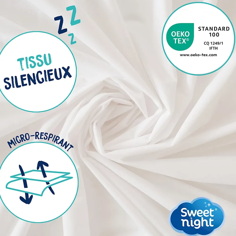 Sweetnight Protège matelas pour Clic Clac - Alèse Imperméable - Souple et Silencieux - Lavable à 90 degrés* Protège Matelas
