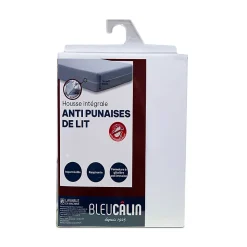 Bellecour Protège matelas Quiétude 100x190/200 cm Impermeable & Anti-punaises* Protège Matelas