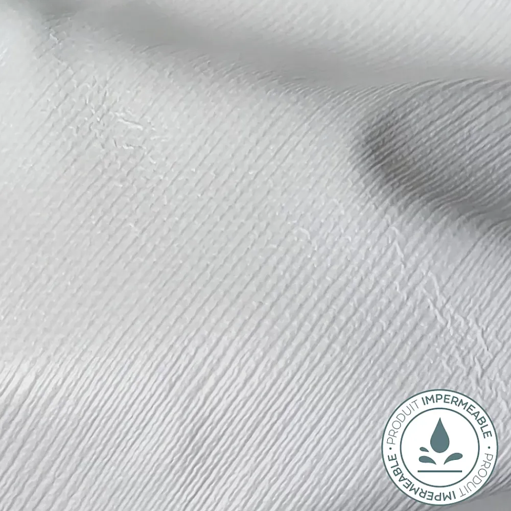 Bellecour Protège matelas Quiétude 100x190/200 cm Impermeable & Anti-punaises* Protège Matelas