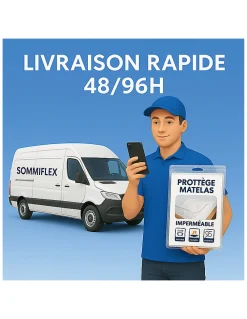 Protège Matelas 140x190 Imperméable Lavable, Respirant et Silencieux Convient><noscript><img width=