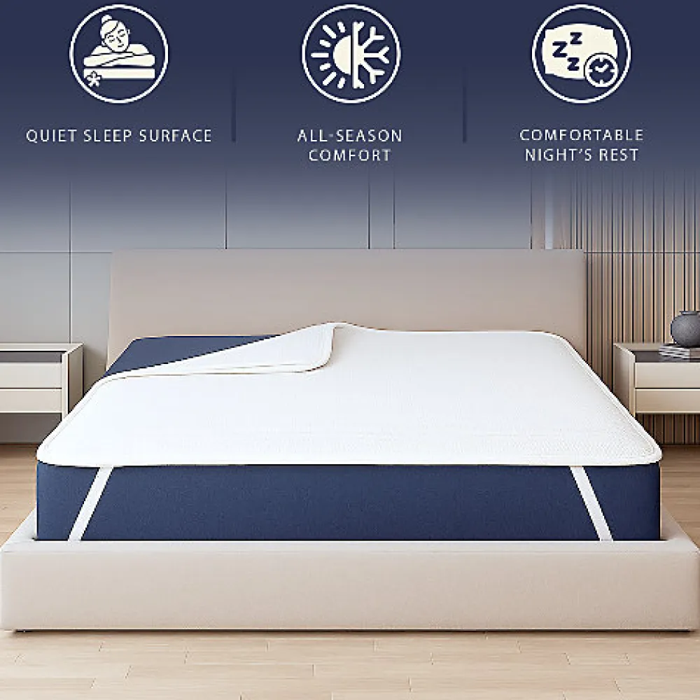 Protège-Matelas Imperméable 80x190 cm avec Élastiques>The White Stone Outlet