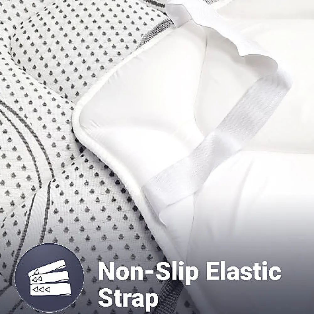 Protège-matelas 80x190 cm avec élastiques>The White Stone Clearance