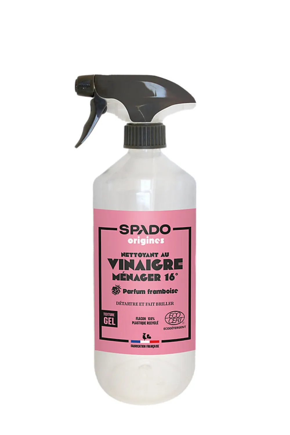 Pulvérisateur vinaigre blanc gel concentré Spado Origines framboise 16° 750 ml>Gloss Outlet