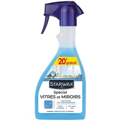 Starwax Pulvérisateur vitres 500ml +20% gratuit* Nettoyant Pour Vitres
