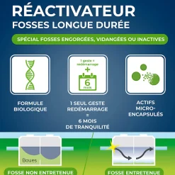 Réactivateur biologique fosses septiques 500g><noscript><img width=