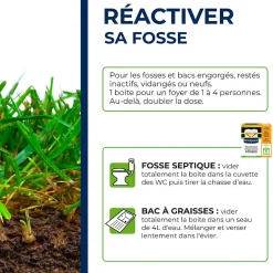 Réactivateur biologique fosses septiques 500g><noscript><img width=