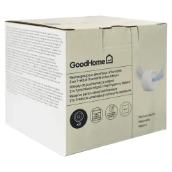 GoodHome Recharge pour absorbeur d'humidité 2 galets neutre 20m² 450g* Absorbeur D'Humidité