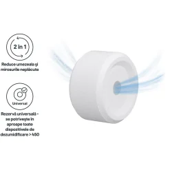 GoodHome Recharge pour absorbeur d'humidité 2 galets neutre 20m² 450g* Absorbeur D'Humidité