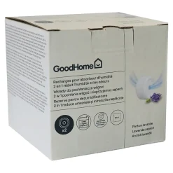 Recharge pour absorbeur d'humidité 2 galets lavande 20m² 450g><noscript><img width=