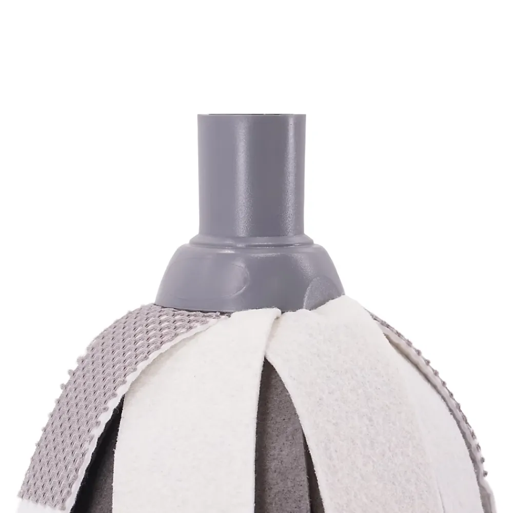 GoodHome Recharge pour balai-serpillère à franges microfibre et plastique blanc et bleu l.8 cm* Serpillère