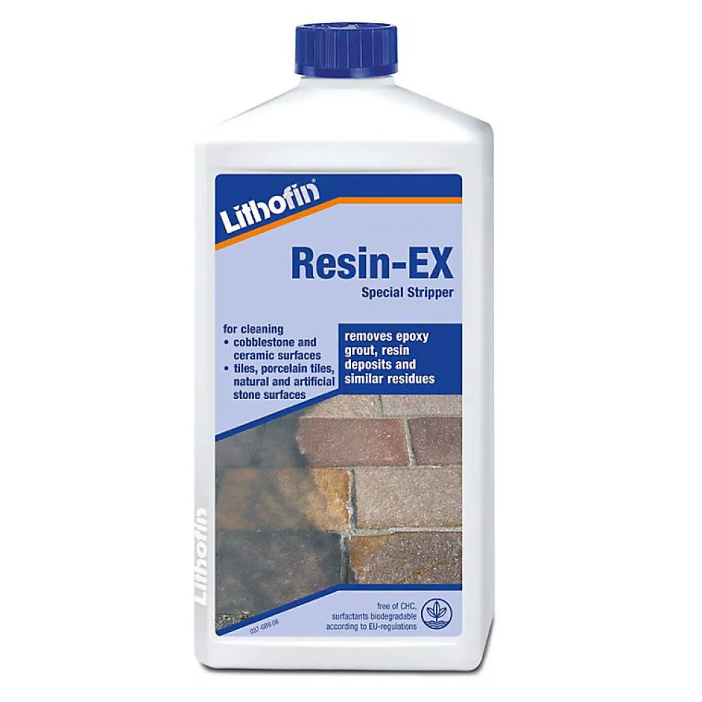 Lithofin Resin-EX - Nettoyant acide et solvanté pour le décapage spécial- - 1 L* Nettoyant Et Entretien Pour Sol