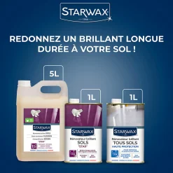 Rénovateur brillant Star longue durée tous sols intérieurs 1L><noscript><img width=