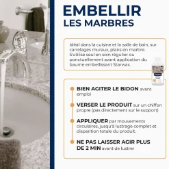 Rénovateur marbre et pierres naturelles 250ml><noscript><img width=