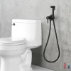 Kibath Robinet WC HYGIÈNE INTIME 2 eaux NOIR mat en laiton* Nettoyant Pour Wc