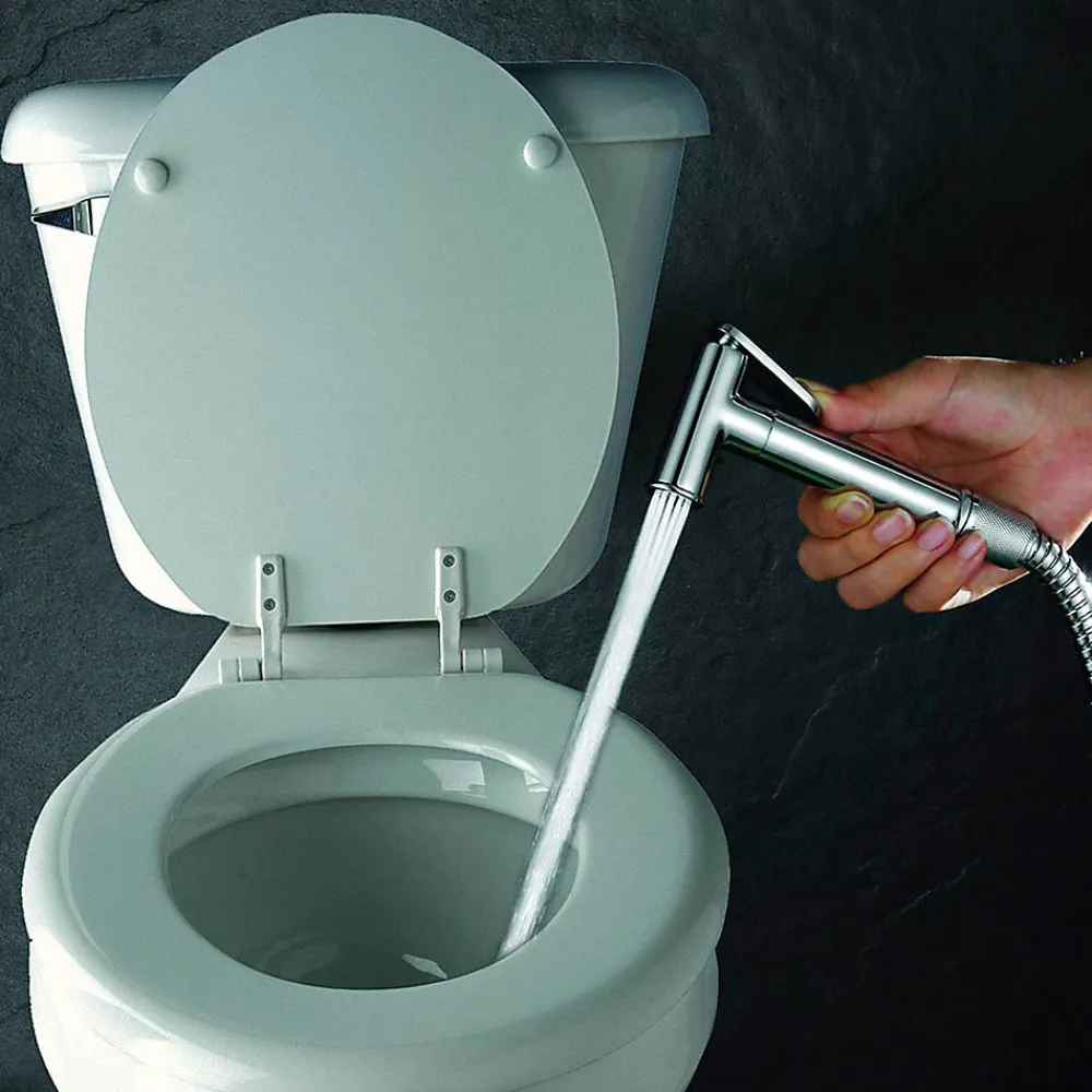 Robinet WC HYGIÈNE INTIME 2 eaux Chrome brillant en laiton>Kibath Outlet