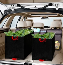 Sac à végétaux noir 270L 65x65x65 cm* Sac Poubelle
