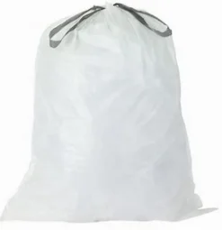 Sac poubelle vendu par 20 intérieur couleur blanc 40 L>