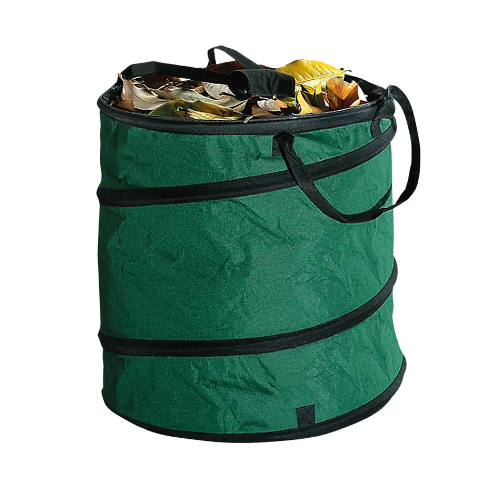 Sac pour déchets de végétaux pop-up extérieur vert 120L> Online