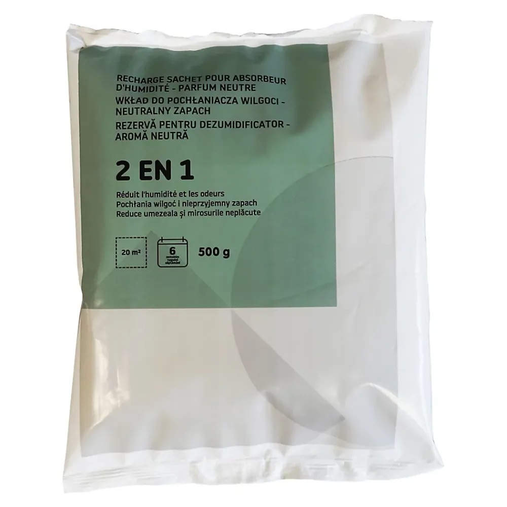 Sachet absorbeurs d'humidité 20m² 500g* Absorbeur D'Humidité