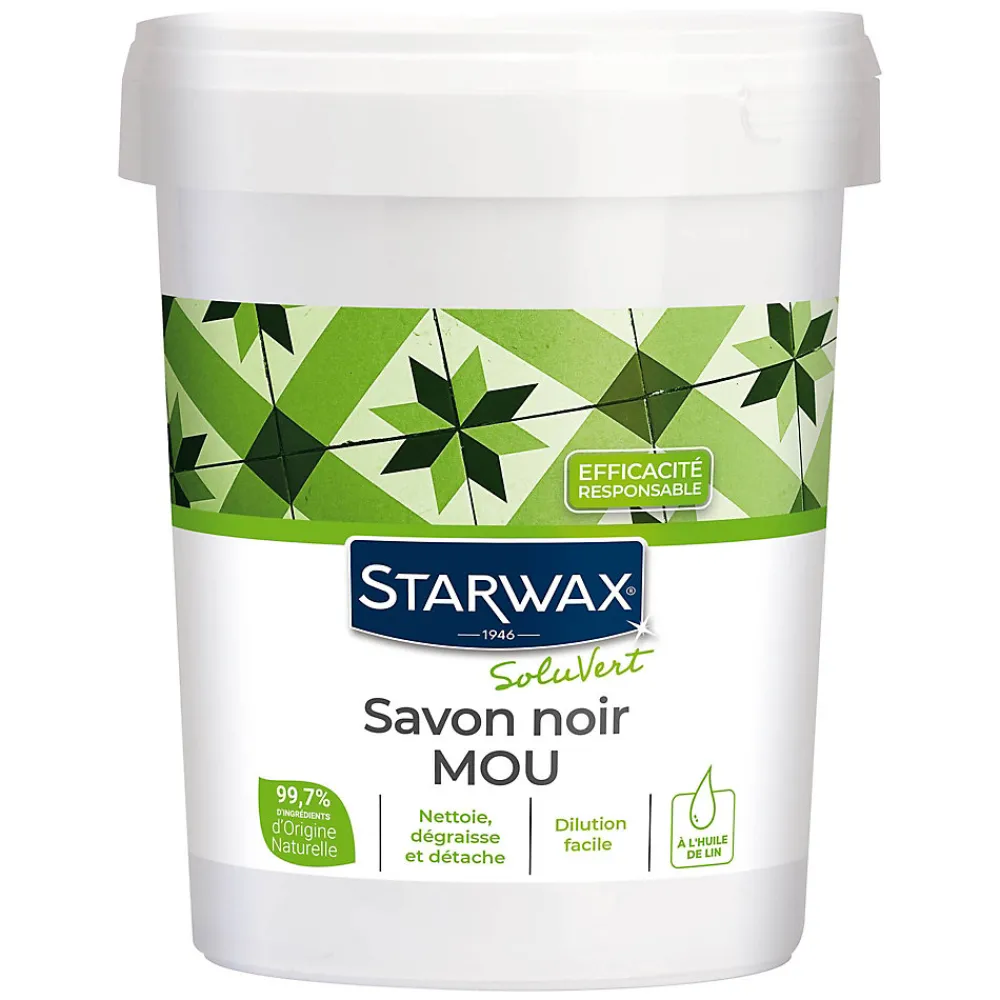 Savon noir mou à l'huile de lin Soluvert 1kg>Starwax Clearance