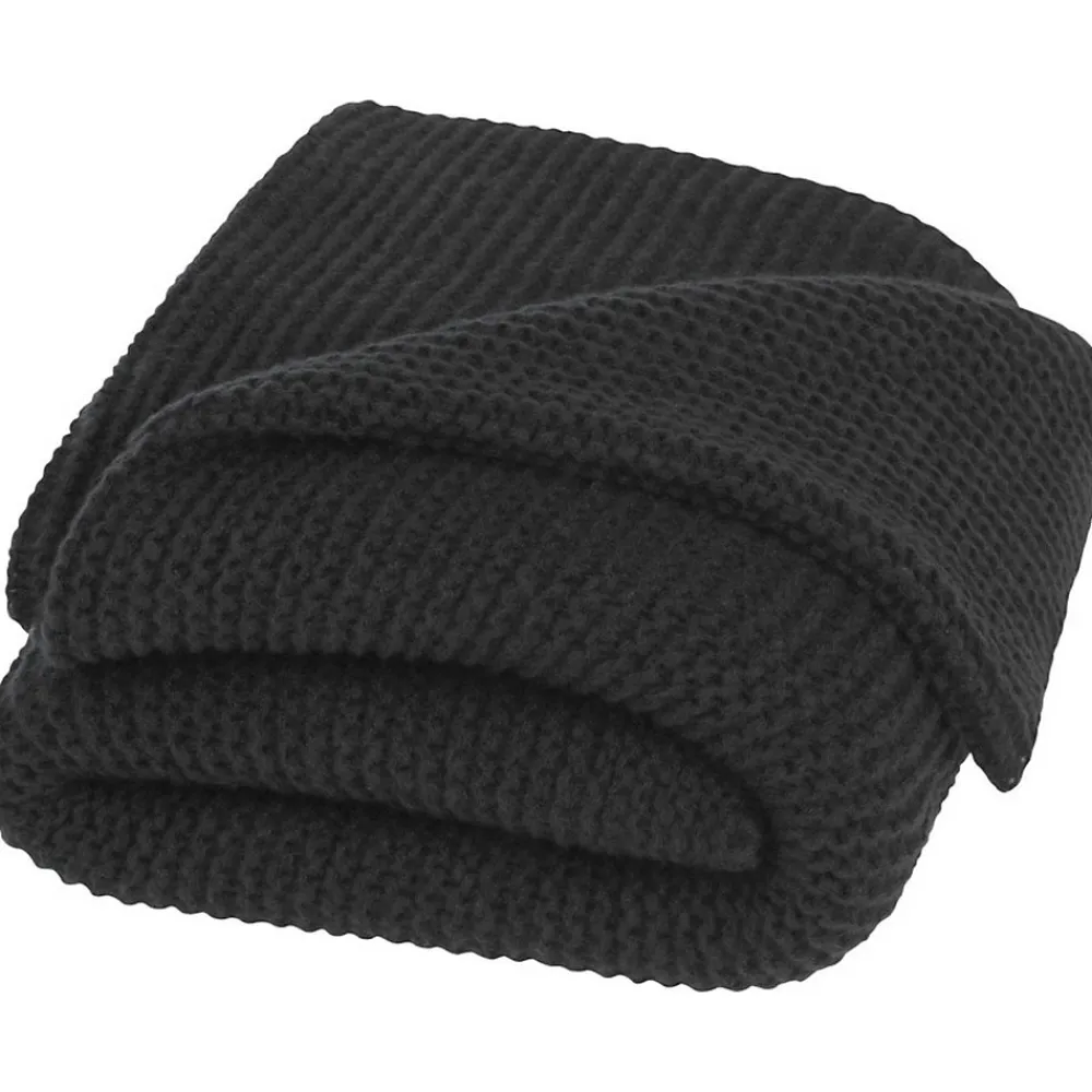 Seasons - Couverture SUZY Solid Black (120 cm x 150 cm)> Clearance