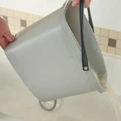 Seau et essoreuse de torsion gris clair 14L><noscript><img width=