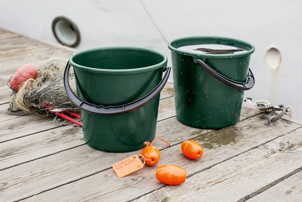 Seau filet de pêche en plastique vert 10L Orthex>SmartStore Outlet