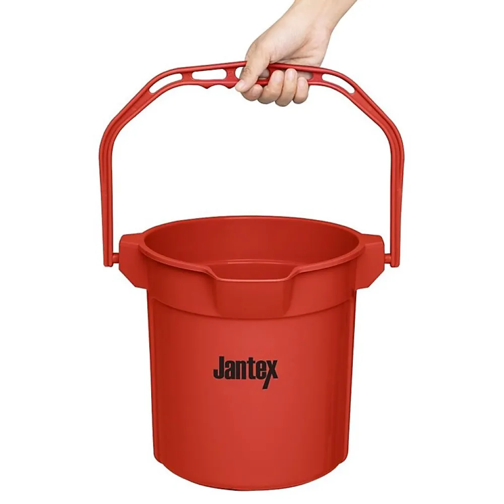 Jantex Seau Gradué avec Bec Verseur 10 Litres Rouge -* Seau, Bassine, Récipient De Ménage
