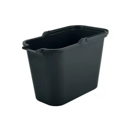 MSV Seau rectangulaire 12L PP Gris* Serpillère