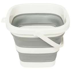 Seau Retractable 5L gris et blanc - Gris->5Five Clearance