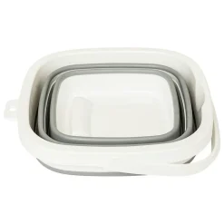 Seau Retractable 5L gris et blanc - Gris-><noscript><img width=